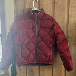 Mountain Hardwear Red Puffer Jacket